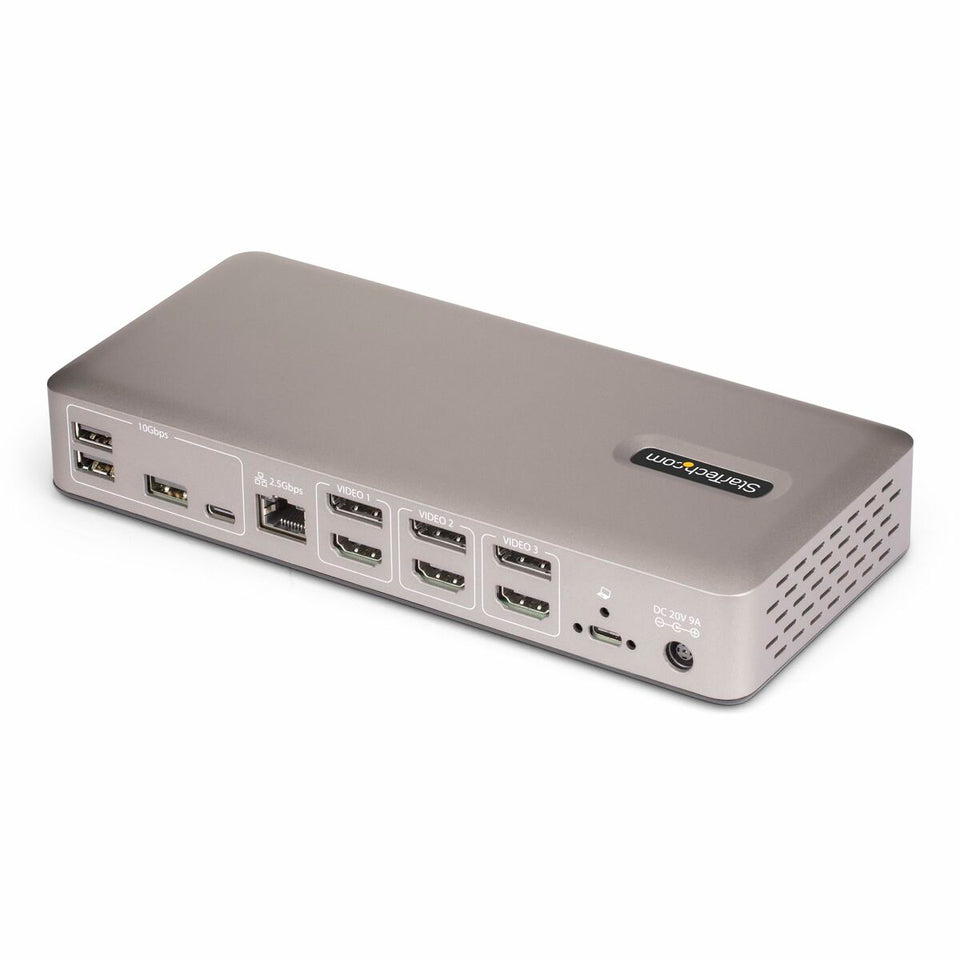 USB Hub Startech 150UE-USB4DOCKTRIPLE Grey-8