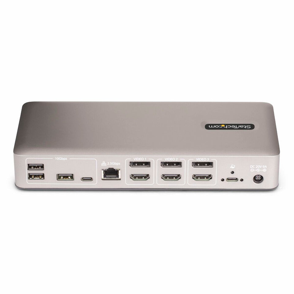 USB Hub Startech 150UE-USB4DOCKTRIPLE Grey-6