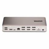 USB Hub Startech 150UE-USB4DOCKTRIPLE Grey-6