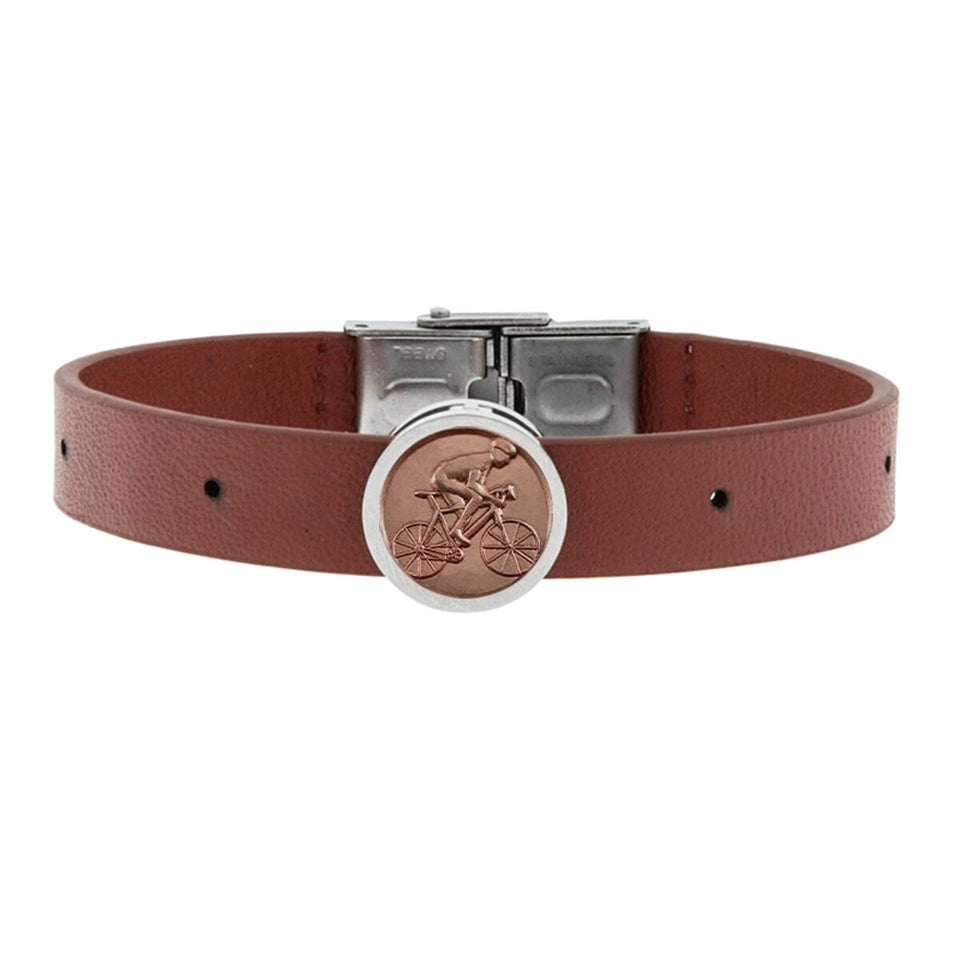 Men's Bracelet Talent Jewels TJA-1-01-02-4-2 Brown-0