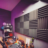 12 db öntapadós, hangszigetelő fali panel habszivacsból-1