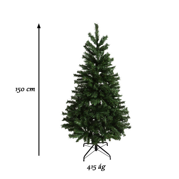 Nordmann artificial pine with metal base, in 4 sizes-150 cm-3