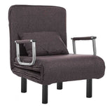 2 az 1-ben fotelágy, több színben-barna-0