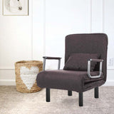 2 az 1-ben fotelágy, több színben-barna-1