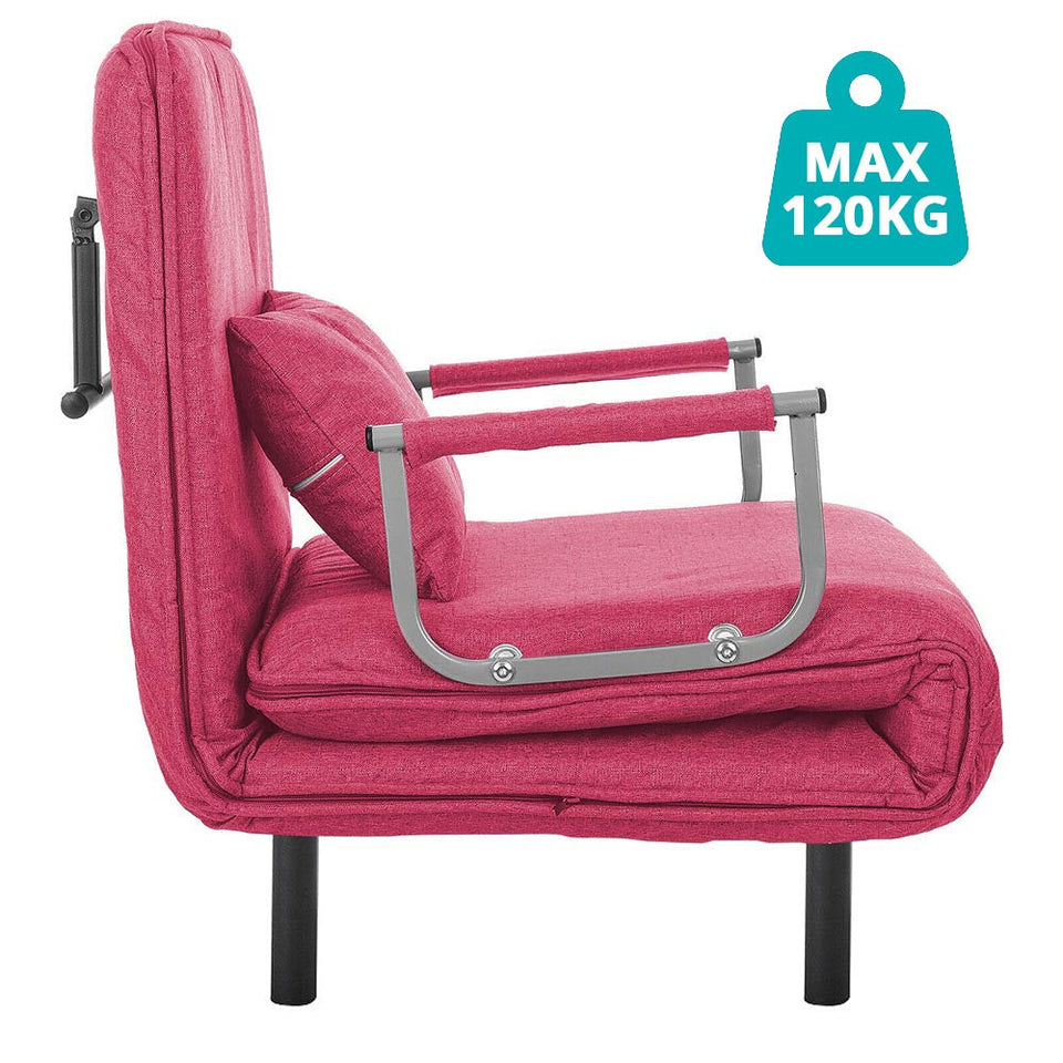 2 az 1-ben fotelágy, több színben-bordó-2