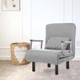 2 az 1-ben fotelágy, több színben-világos szürke-3