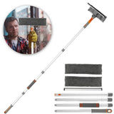 2 az 1-ben ablakmosó szett, hosszabbítható nyéllel-2