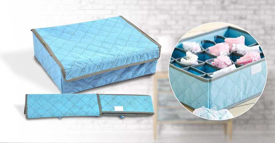 Underwear storage box with 24 compartments-2