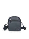 Borsa a tracolla da uomo In Vera pelle Made in Italy 16x20x9 cm-0
