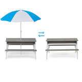 3 az 1-ben gyerek piknikasztal, napernyővel-4