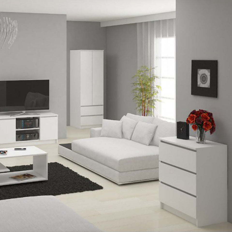 3 fiókos komód fehér 60*77*40 cm-1