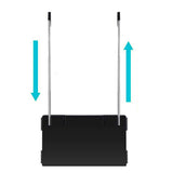 3 paneles tükör, teleszkópos felfüggesztéssel-3