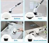 Electric Rotary Floor Scrubber with Replaceable Brush Heads