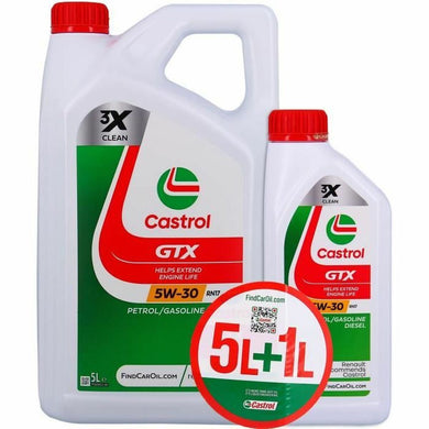 Car Motor Oil Castrol GTX 5W 30 6 L-0