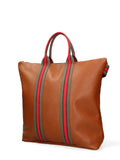 Borsa a mano convertibile in zaino da donna In Vera pelle Made in Italy 43x38x12 cm-1