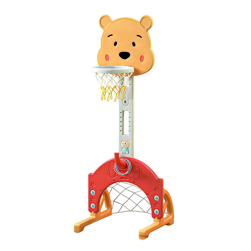 4 az 1-ben állítható magasságú gyerek játékszett,  narancs-sárga-0