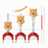 4 az 1-ben állítható magasságú gyerek játékszett,  narancs-sárga-2