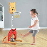 4 az 1-ben állítható magasságú gyerek játékszett,  narancs-sárga-4