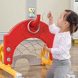 4 az 1-ben állítható magasságú gyerek játékszett,  narancs-sárga-3