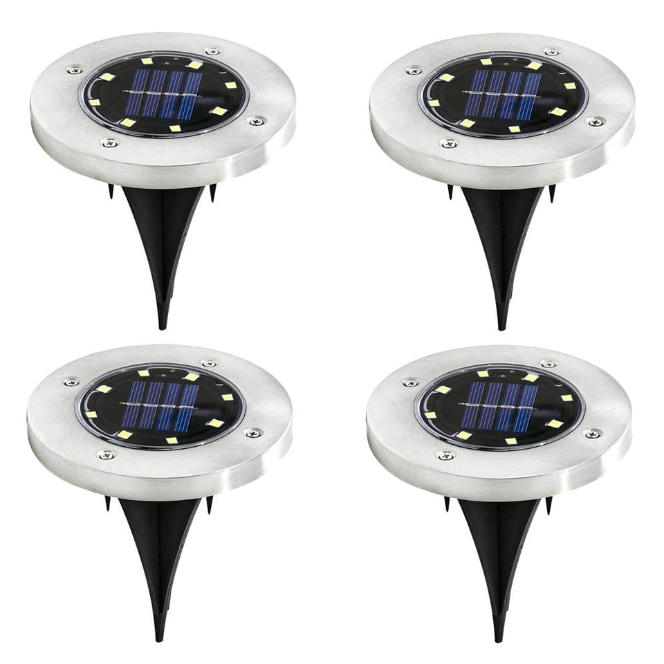 4 outdoor, built-in solar lights-1