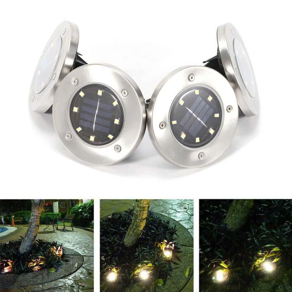4 outdoor, built-in solar lights-4