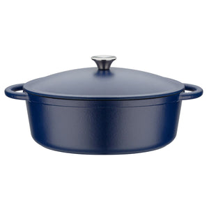 Casserole with lid GSW 717328 Blue Stainless steel 7 L-0