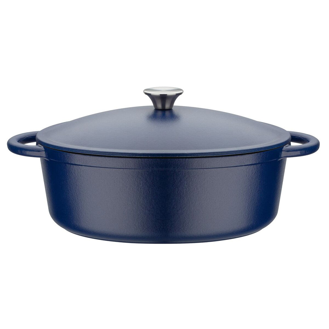 Casserole with lid GSW 717328 Blue Stainless steel 7 L-0