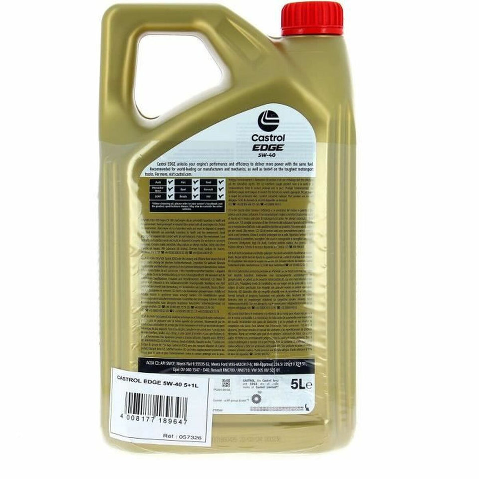 Car Motor Oil Castrol Edge 5W 40 6 L-2
