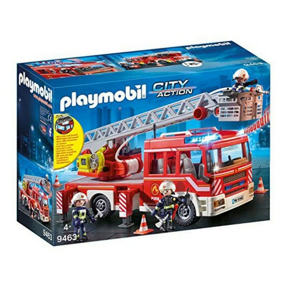 Vehicle Playset City Action Playmobil 9463 (14 pcs) Fire Engine-0