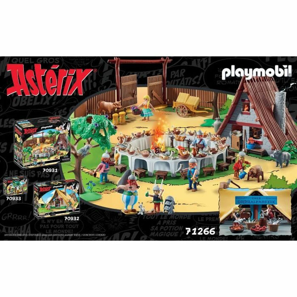 Playset Playmobil Astérix: Ordralfabetix Hut 71266 73 Pieces-3