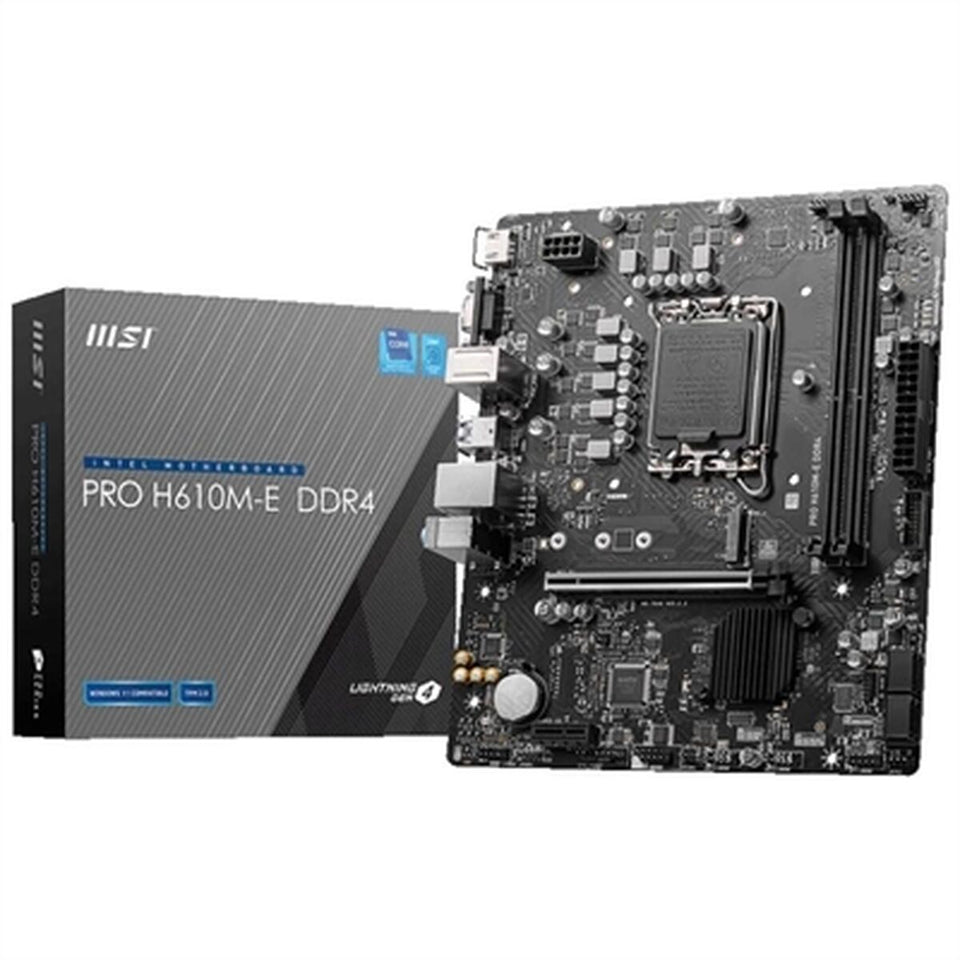 Motherboard MSI PRO H610M-E DDR4 H610 LGA 1700 DDR4 mATX-0