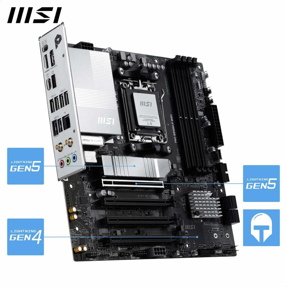 Motherboard MSI PRO B850M-P WIFI AMD AM5-3