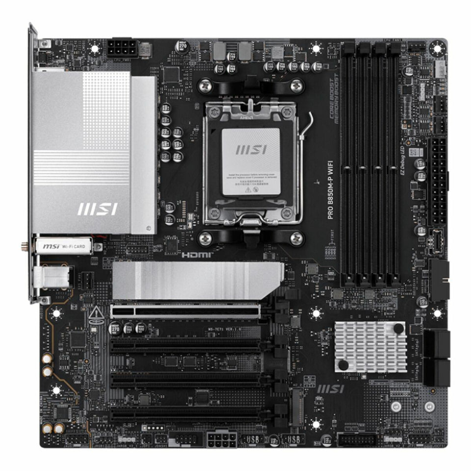 Motherboard MSI PRO B850M-P WIFI AMD AM5-16