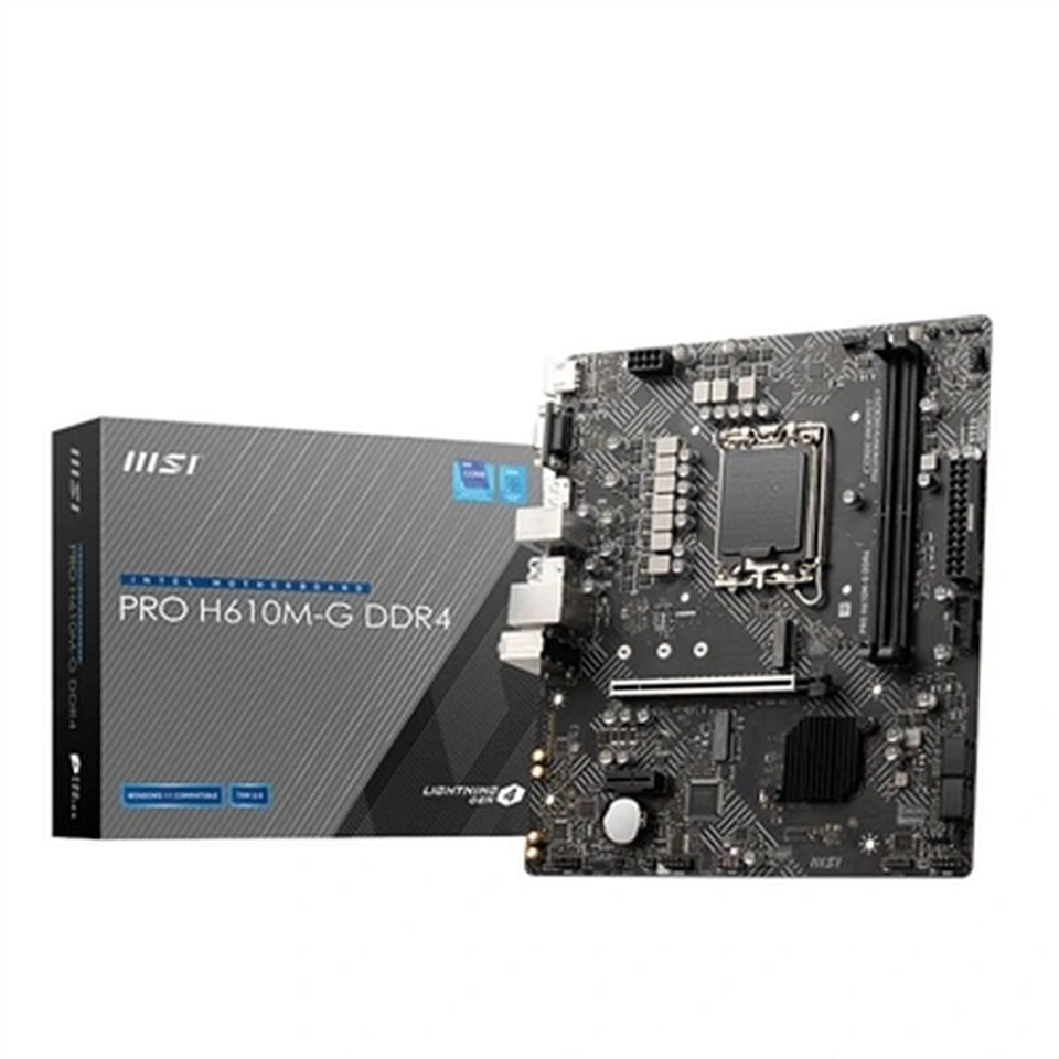 Motherboard MSI PRO H610M-G LGA 1700 H610-0