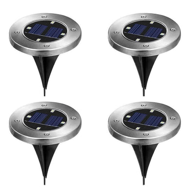 4 outdoor, built-in solar lights-0