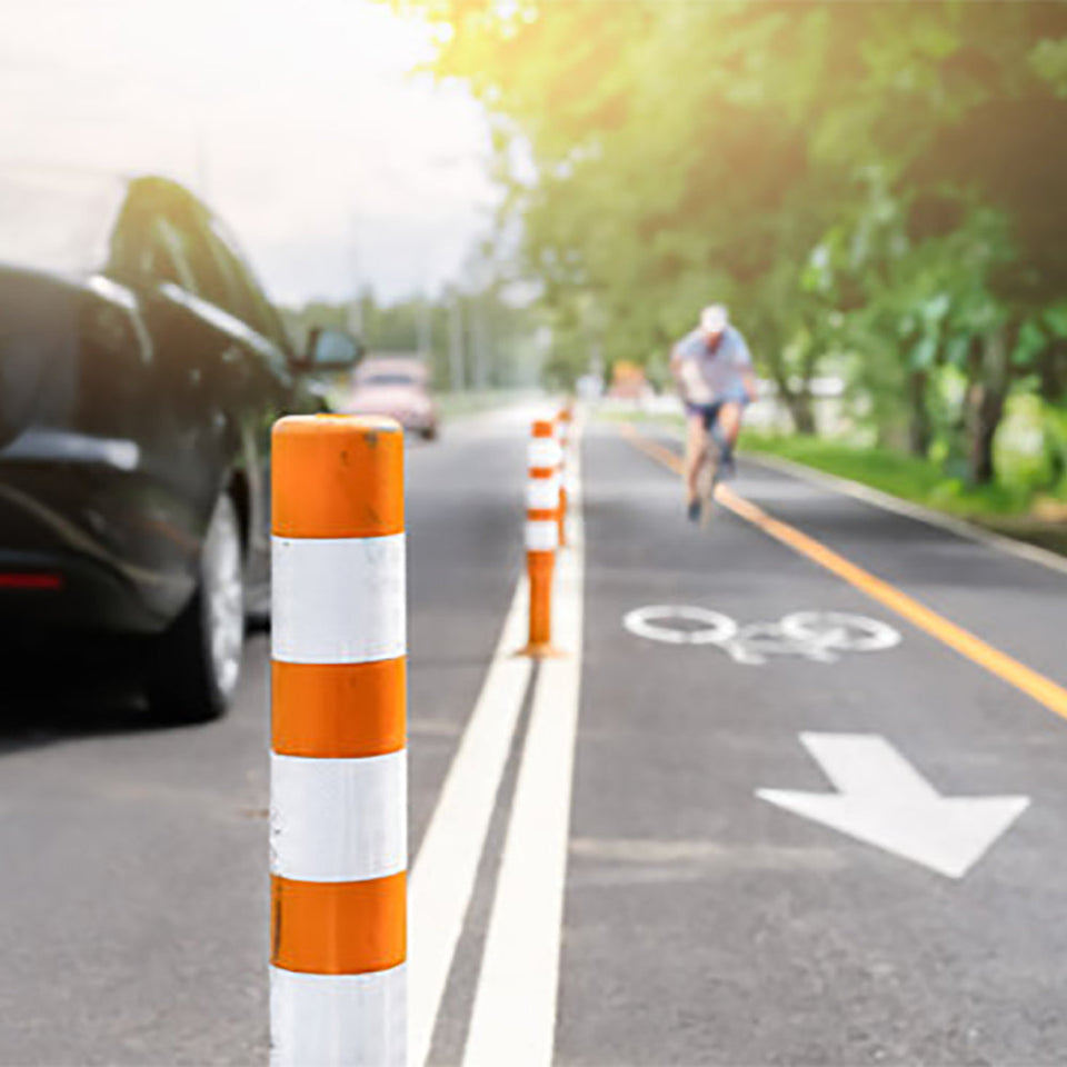 Műanyag terelőoszlop 5 db-3