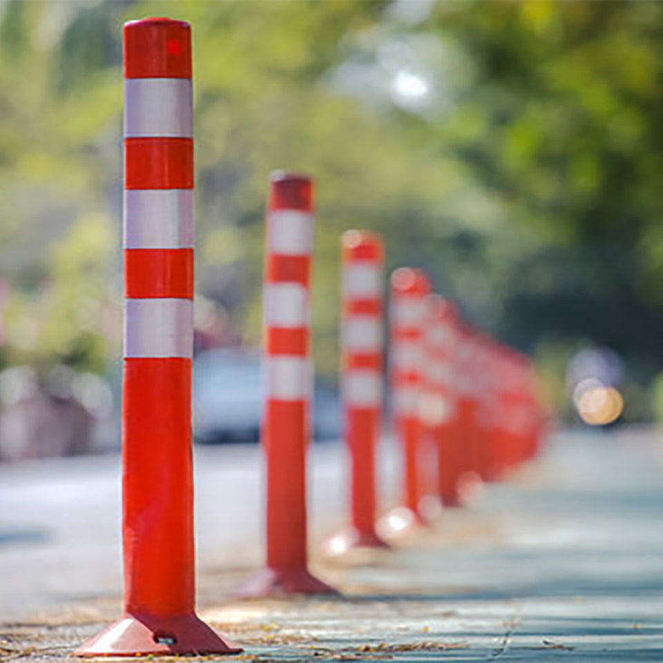 Műanyag terelőoszlop 5 db-4