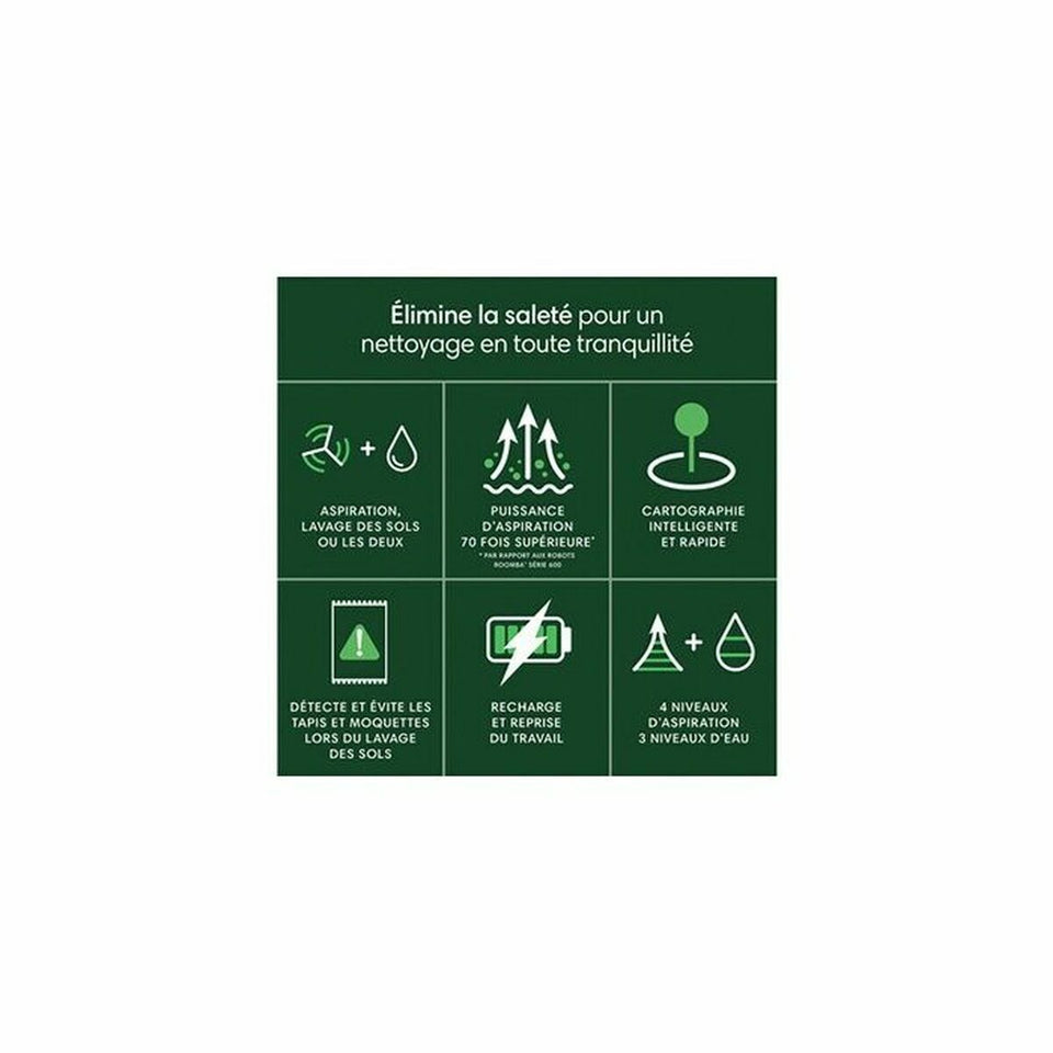 Robot Vacuum Cleaner Roomba 105 COMBO WHITE-25