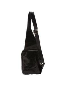 Borsa a tracolla da uomo In Vera pelle Made in Italy 17x23x4 cm-3