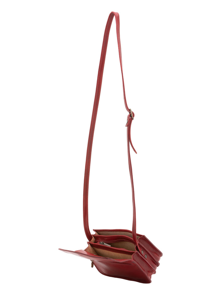 Borsa a tracolla da donna In Vera pelle Made in Italy 19x13x9,5 cm-4