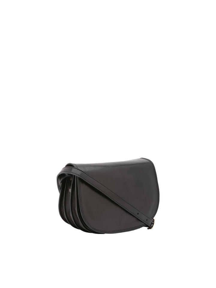 Borsa a tracolla da donna In Vera pelle Made in Italy 24x17x11 cm-1