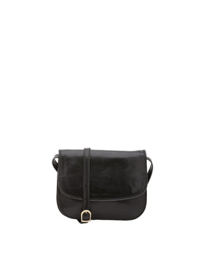 Borsa a tracolla da donna In Vera pelle Made in Italy 27x20x12 cm-0
