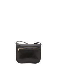 Borsa a tracolla da donna In Vera pelle Made in Italy 27x20x12 cm-3