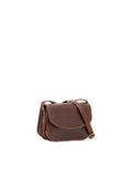Borsa a tracolla da donna In Vera pelle Made in Italy 22x16x9,5 cm-1