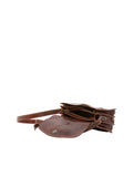 Borsa a tracolla da donna In Vera pelle Made in Italy 22x16x9,5 cm-4