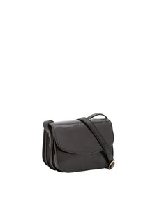 Borsa a tracolla da donna In Vera pelle Made in Italy 22x16x9,5 cm-1