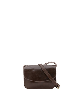 Borsa a tracolla da donna In Vera pelle Made in Italy 22x16x9,5 cm-0