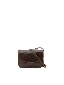 Borsa a tracolla da donna In Vera pelle Made in Italy 22x16x9,5 cm-0