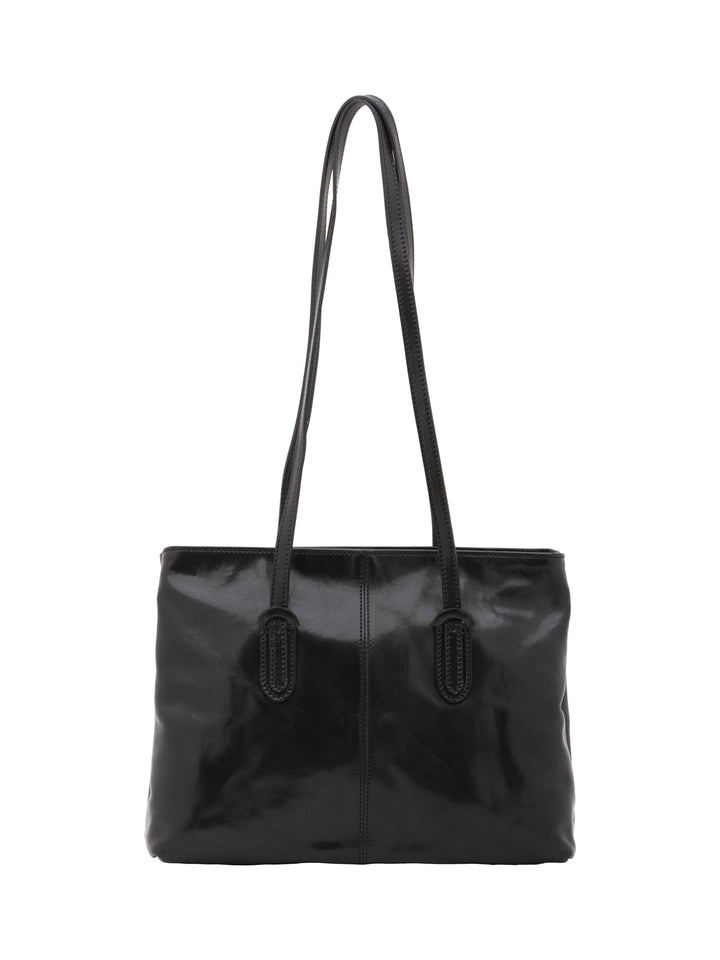 Borsa a spalla da donna In Vera pelle Made in Italy 35x26x12 cm-3