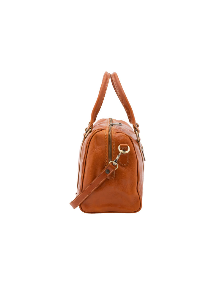 Borsa a bauletto da donna In Vera pelle Made in Italy 37x22x16 cm-2
